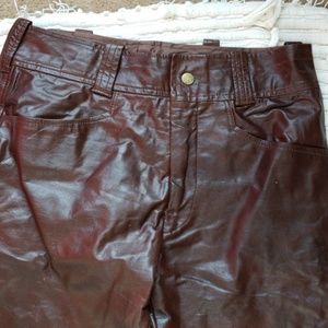 LEATHER VINTAGE  Rocker pants. 33/34